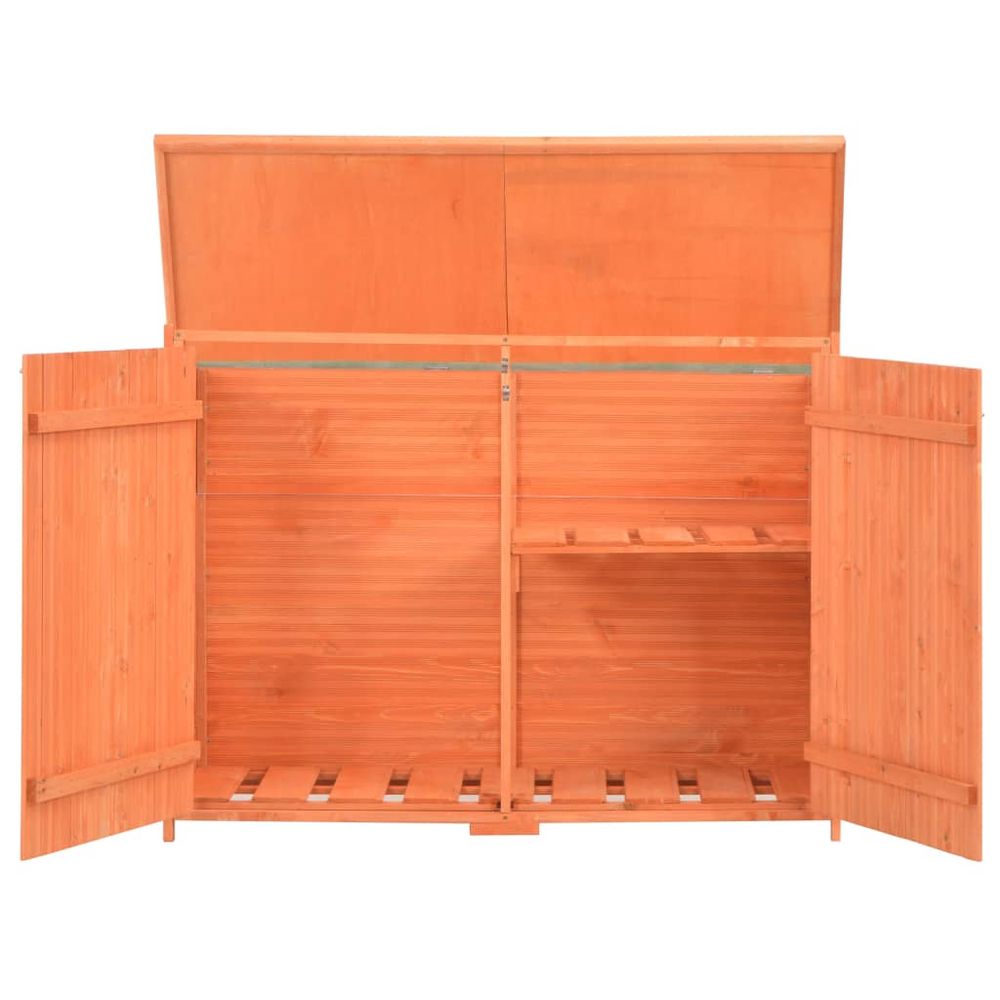 Compact Wooden Garden Storage Shed - Weatherproof & Durable - anydaydirect