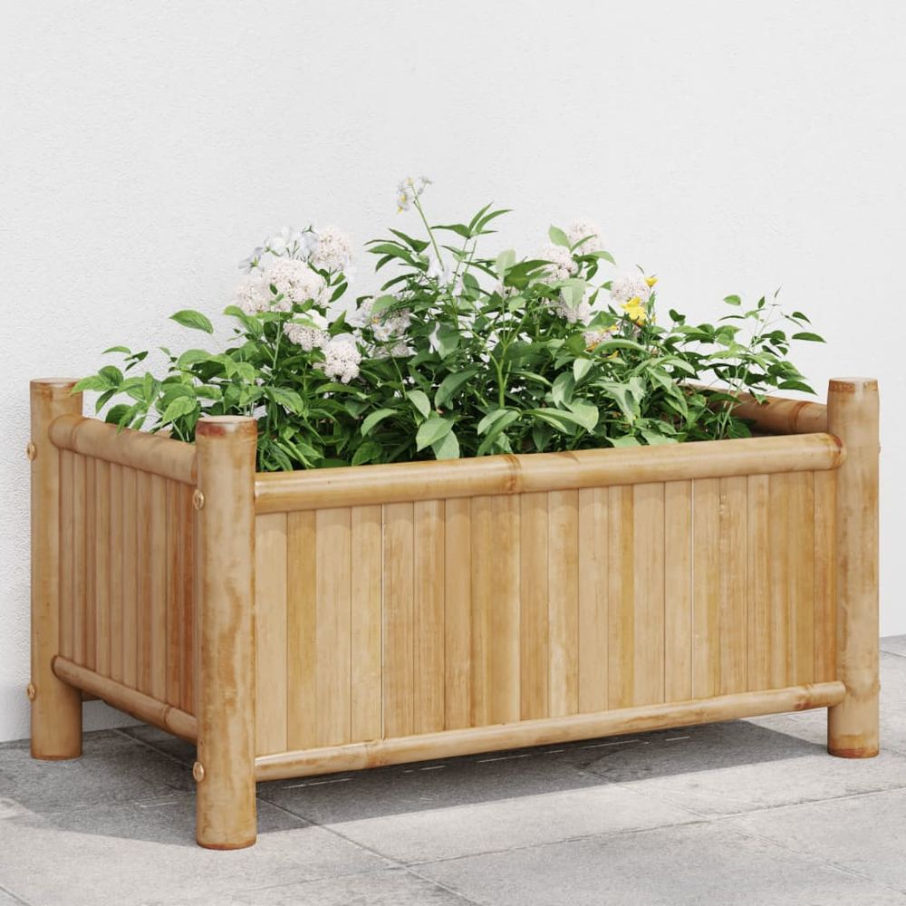 vidaXL Planter 50x30x25 cm Bamboo - anydaydirect