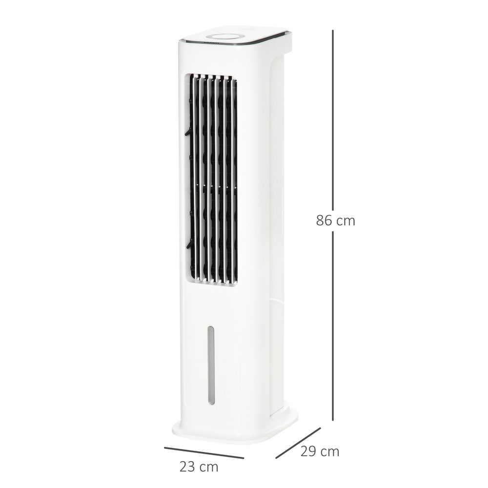 Evaporative Air Cooler with Timer, Oscillating, Ice Cooling Tower Fan - anydaydirect