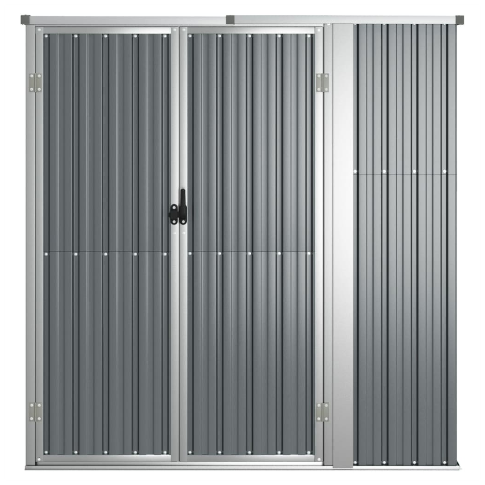 Durable Galvanised Steel Garden Tool Shed | 88x89x161 cm Expandable - anydaydirect