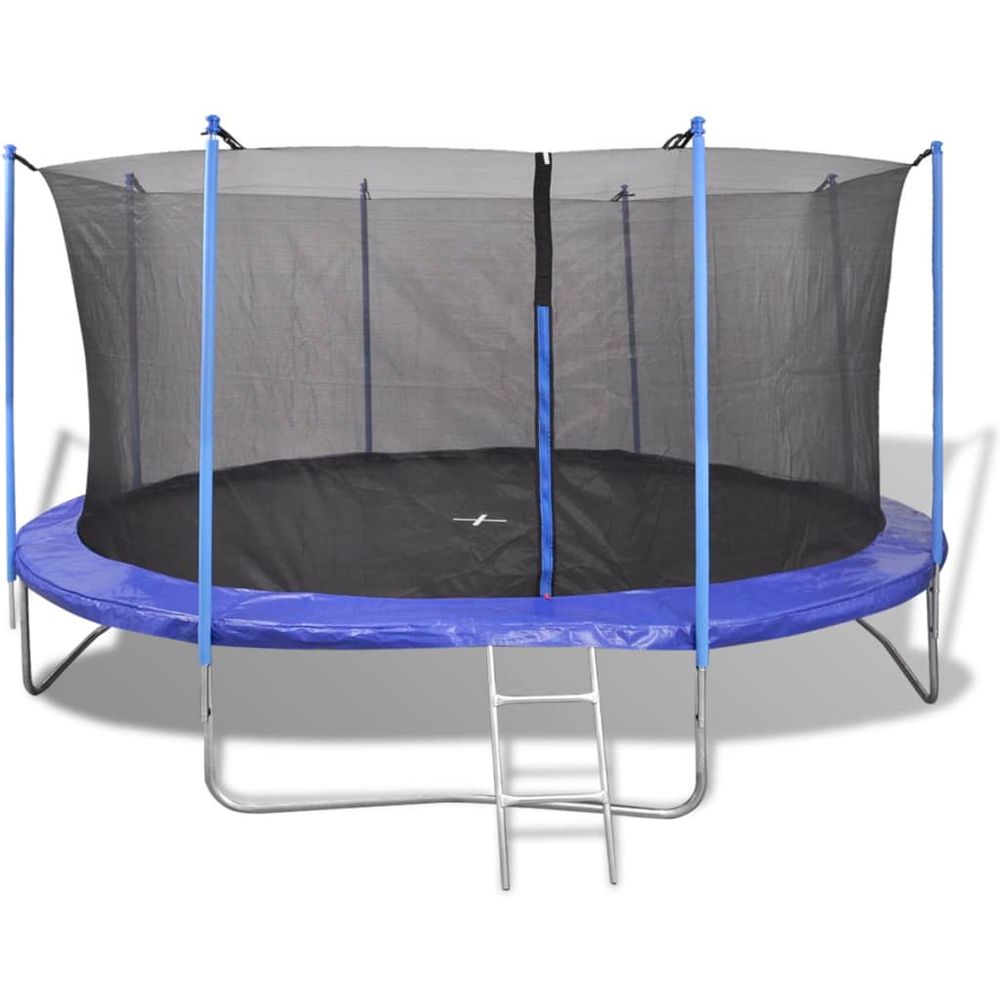 vidaXL Five Piece Trampoline Set 4.57 m - anydaydirect