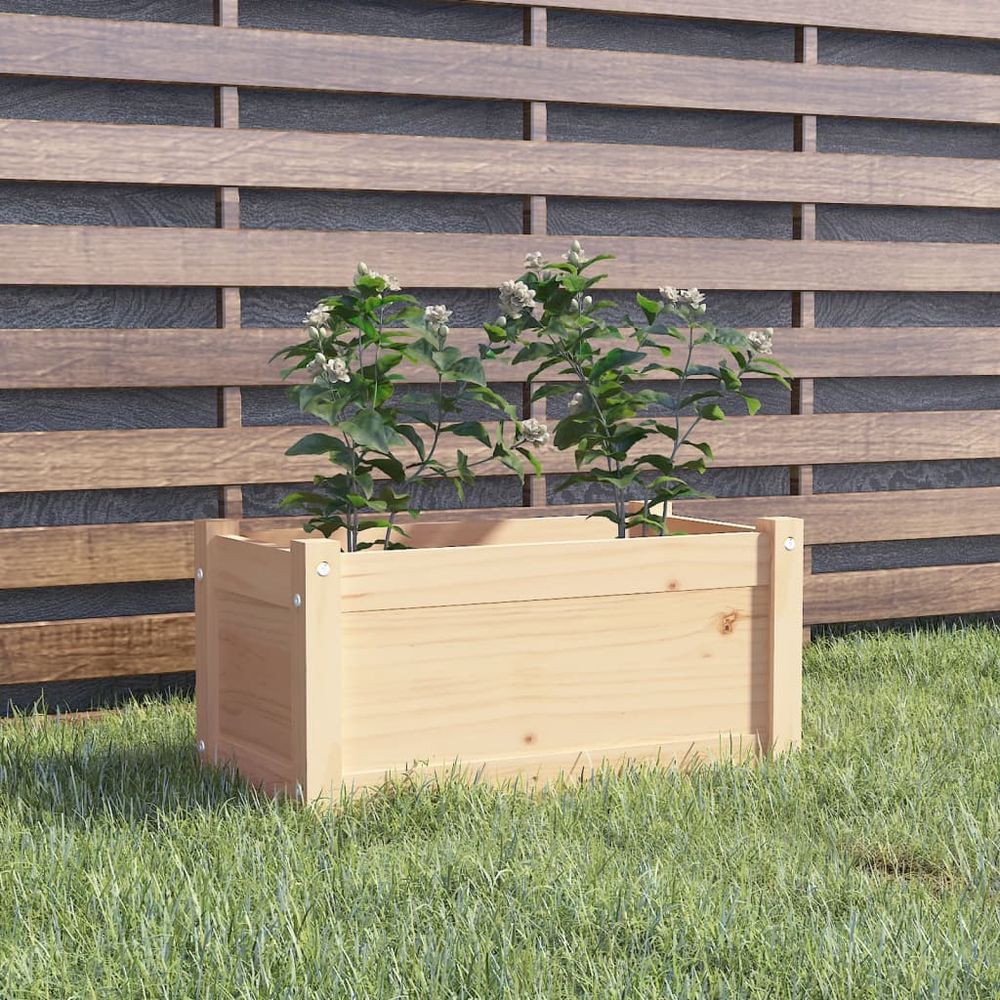 vidaXL Garden Planter 60x31x31 cm Solid Pinewood - anydaydirect