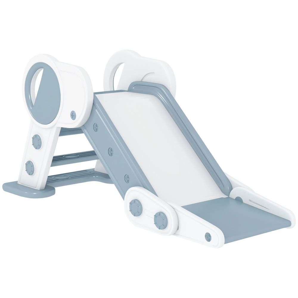 AIYAPLAY Foldable Kids Slide, Baby Slide for 1.5-3 Years, Grey - anydaydirect