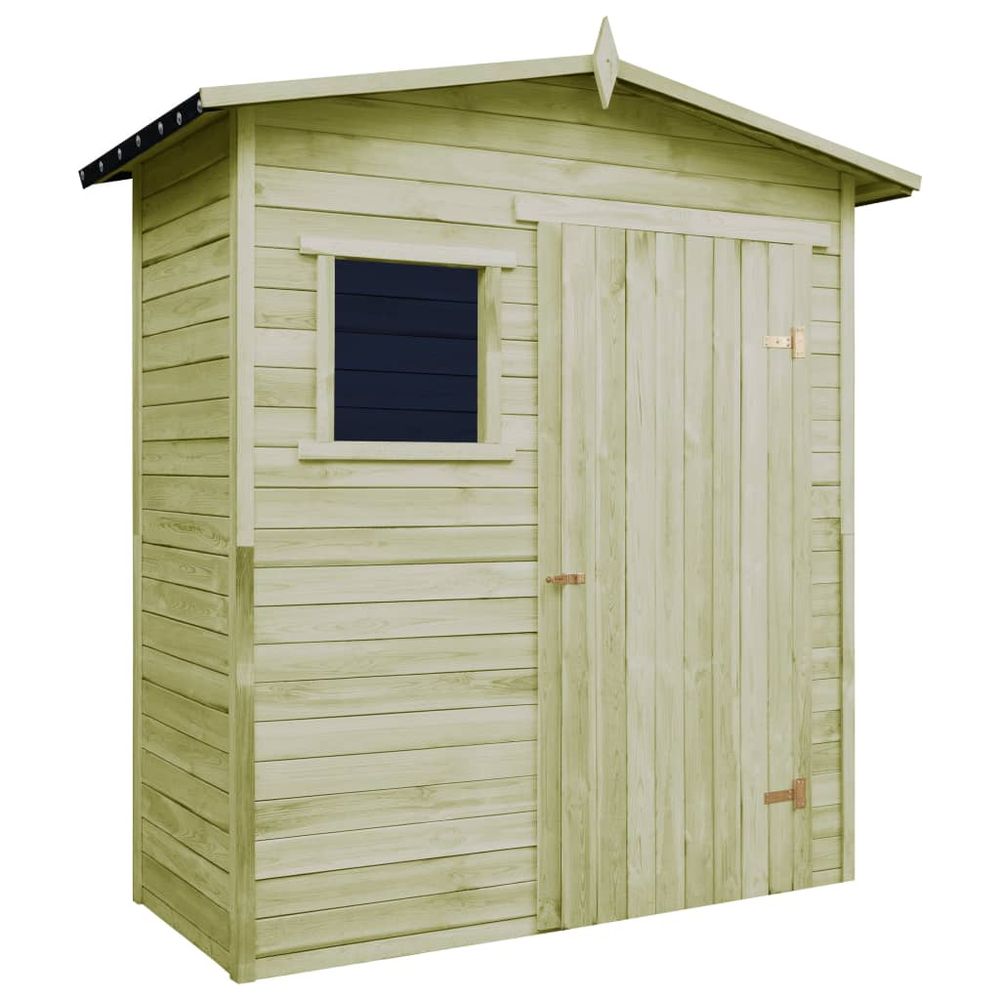 Durable Pinewood Garden Storage Shed – Waterproof & Rot Resistant - anydaydirect