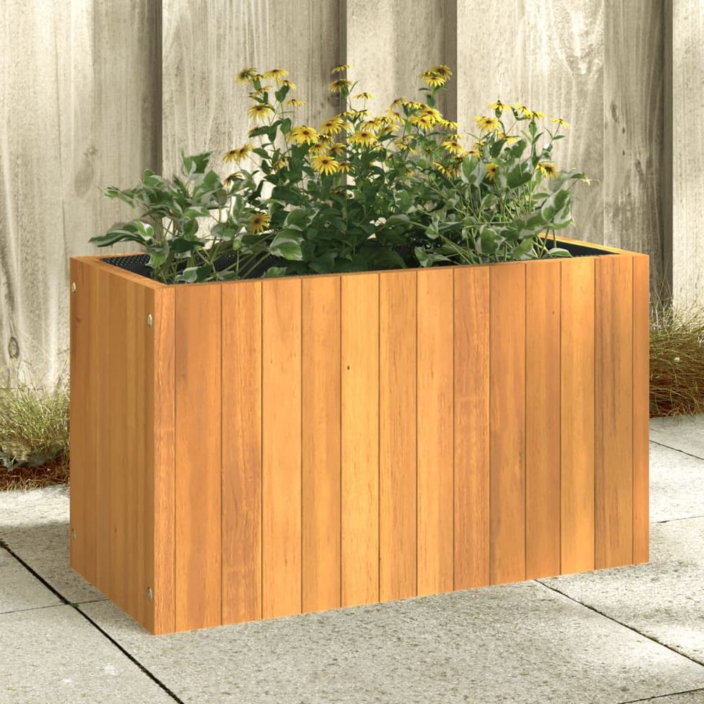 vidaXL Garden Planter 25x25x25 cm Solid Wood Acacia - anydaydirect