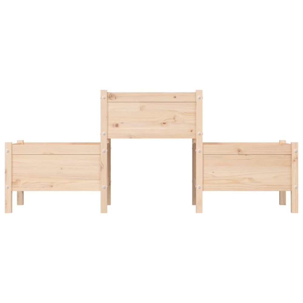 vidaXL Planter 178.5x44x75 cm Solid Wood Pine - anydaydirect