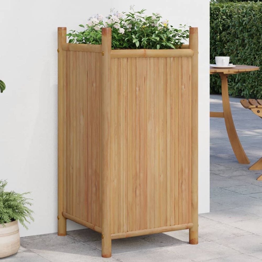 vidaXL Planter 50x30x25 cm Bamboo - anydaydirect