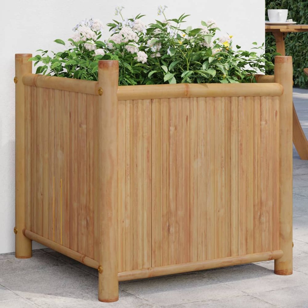 vidaXL Planter 50x30x25 cm Bamboo - anydaydirect