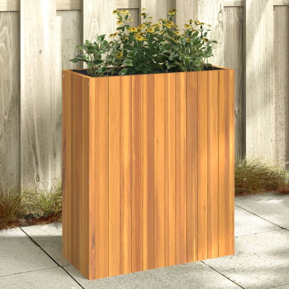 vidaXL Garden Planter 25x25x25 cm Solid Wood Acacia - anydaydirect