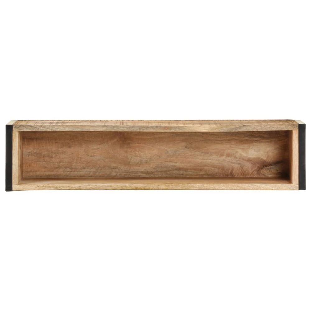 vidaXL Planter 90x20x68 cm Rough Mango Wood - anydaydirect