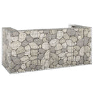 Gabion Wall for Garbage Wheelie Bin Galvanised Steel for Single, Double, Triple and Quadruple Bins - anydaydirect