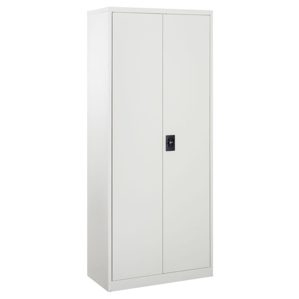 Filing Cabinet Storage Office 2 Doors Adjustable Shelf Metal Vinsetto - anydaydirect