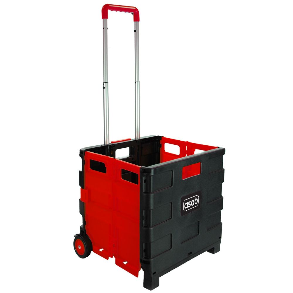 25kg folding trolley cart - Red - AM-S5650 - anydaydirect