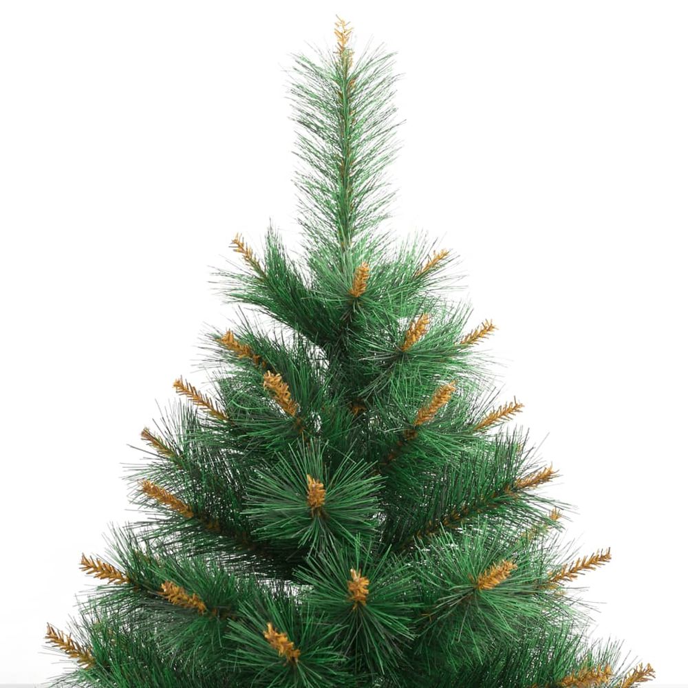 vidaXL Artificial Hinged Christmas Tree with Stand 4ft to 8ft - anydaydirect