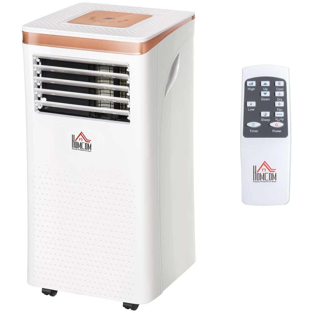 HOMCOM 10000 BTU Portable Air Conditioner 4 Modes LED Display Timer Home Office - anydaydirect