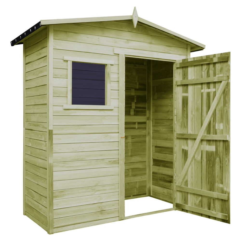 Durable Pinewood Garden Storage Shed – Waterproof & Rot Resistant - anydaydirect