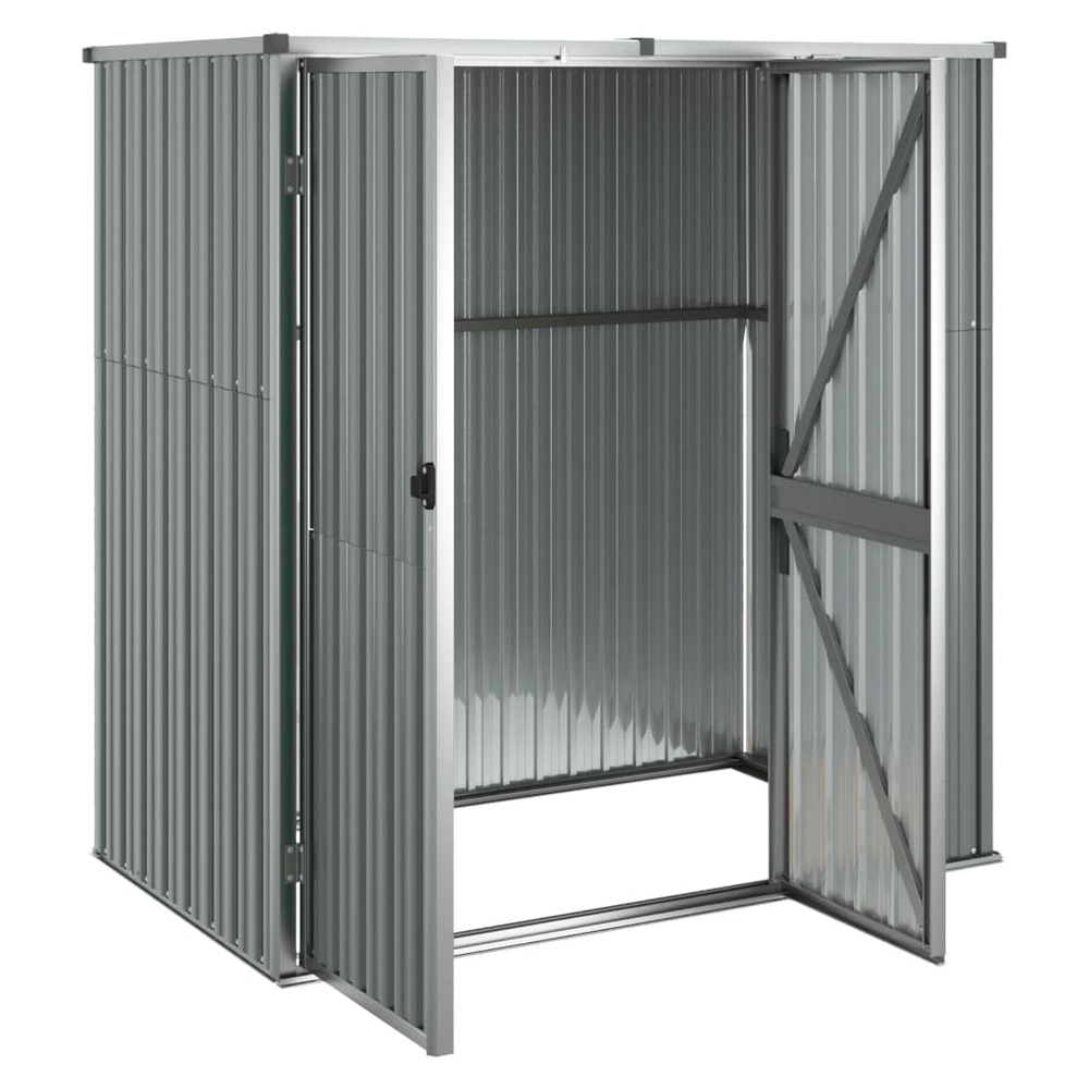 Durable Galvanised Steel Garden Tool Shed | 88x89x161 cm Expandable - anydaydirect