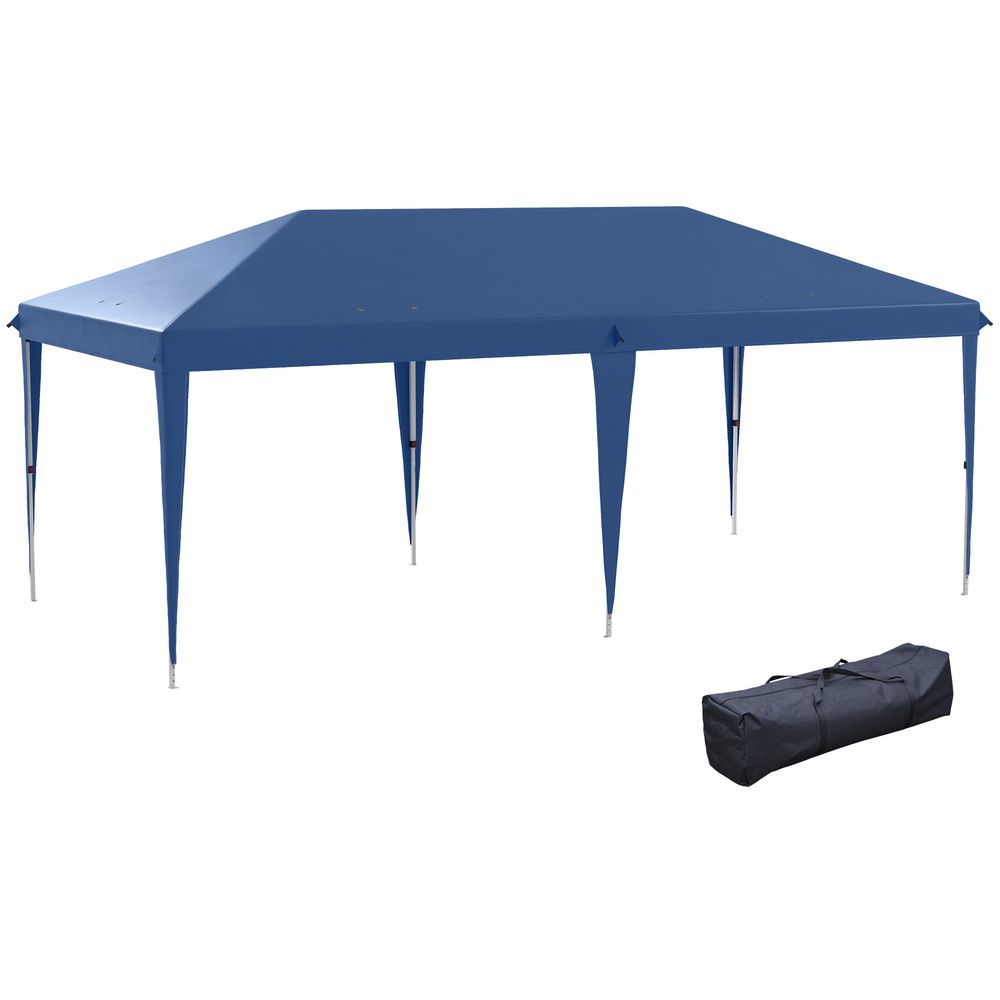 Outsunny 6 x 3(m) Pop Up Gazebo Patio Party Event Heavy Duty Canopy - anydaydirect