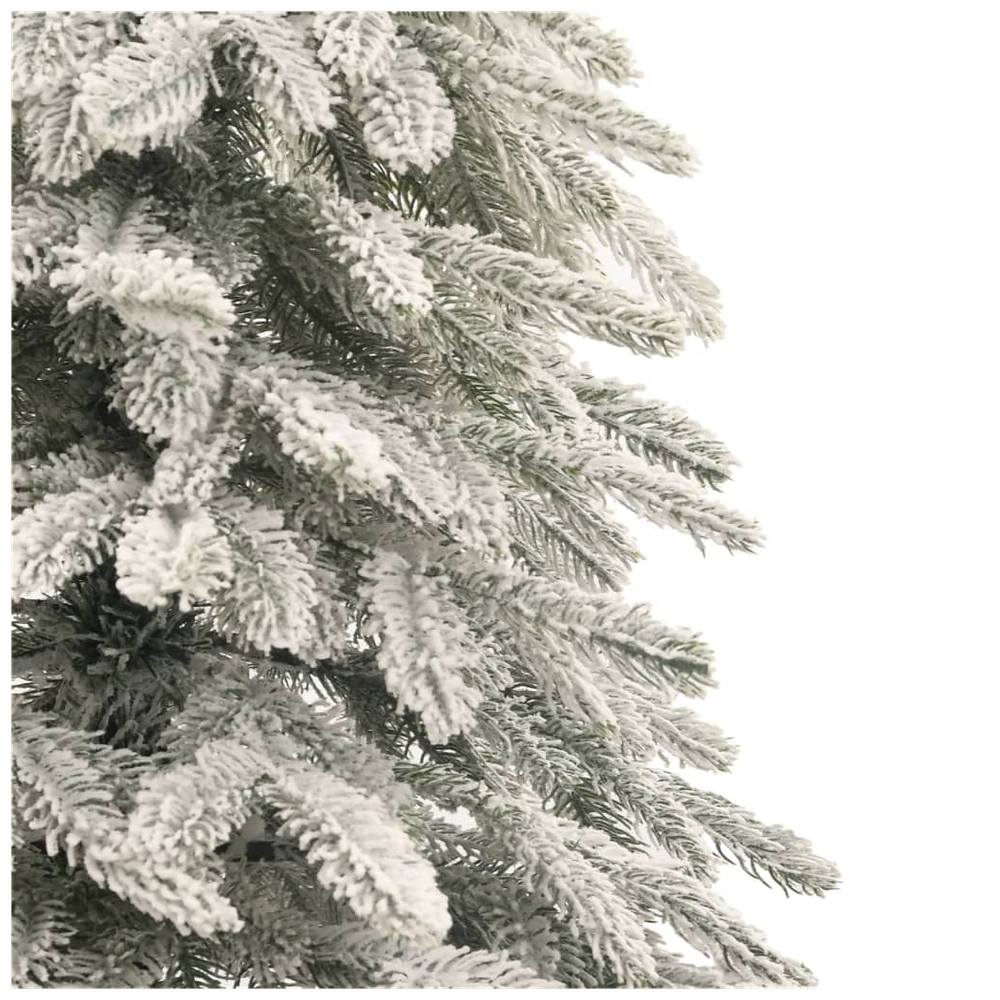 vidaXL Artificial Christmas Tree with Flocked Snow 5ft to 7ft - anydaydirect