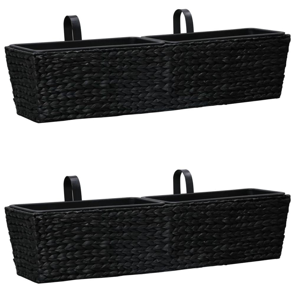 vidaXL Planters 2 pcs Water Hyacinth - anydaydirect