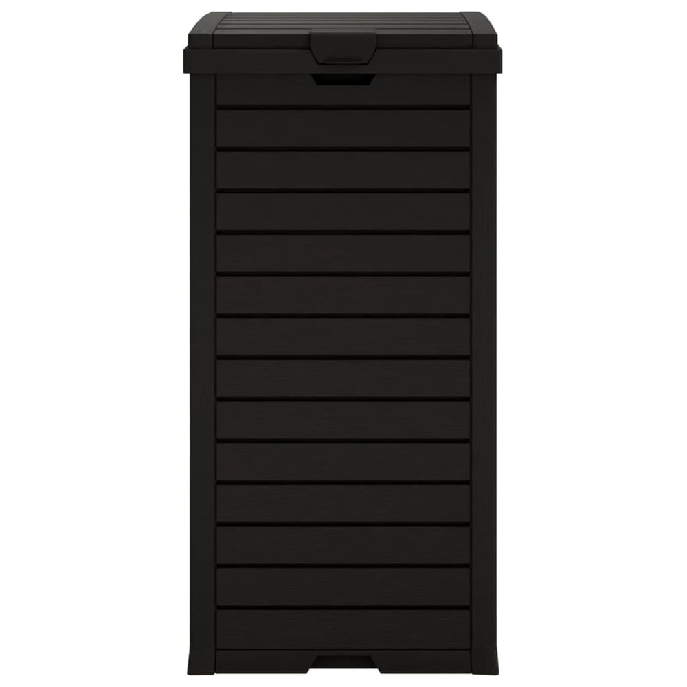 Outdoor Garbage Bin - Black 41x41x86 cm Polypropylene - anydaydirect