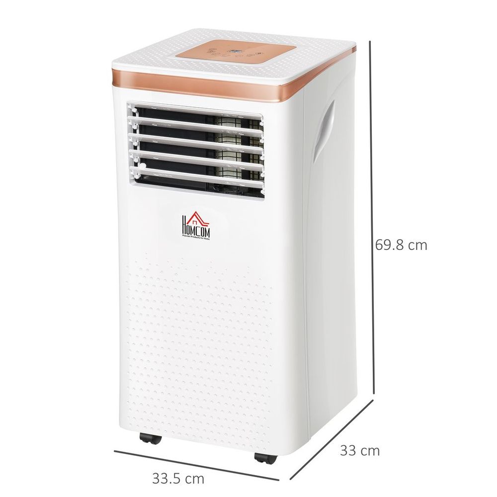 HOMCOM 10000 BTU Portable Air Conditioner 4 Modes LED Display Timer Home Office - anydaydirect