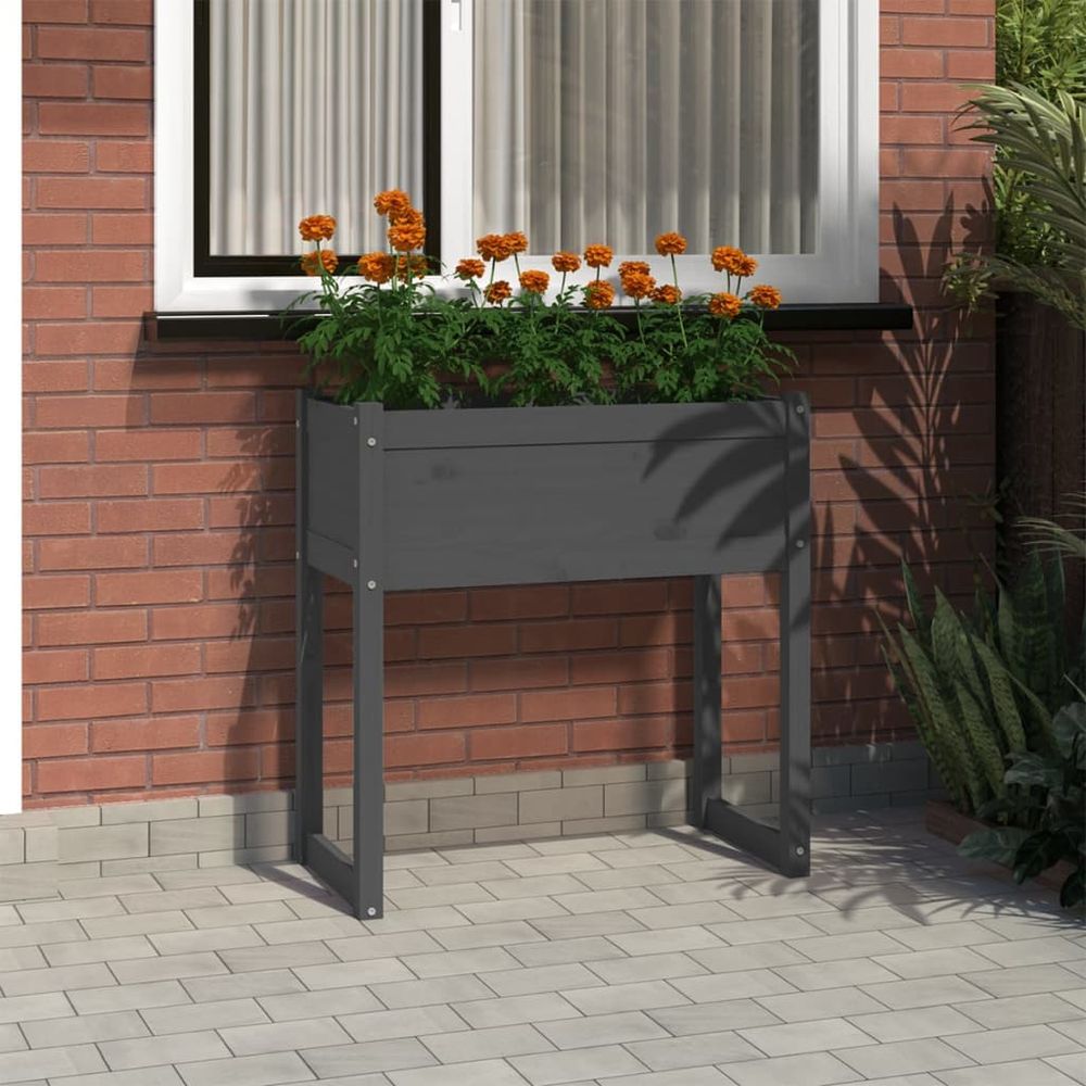 vidaXL Planter 78x40x81 cm Solid Wood Pine - anydaydirect