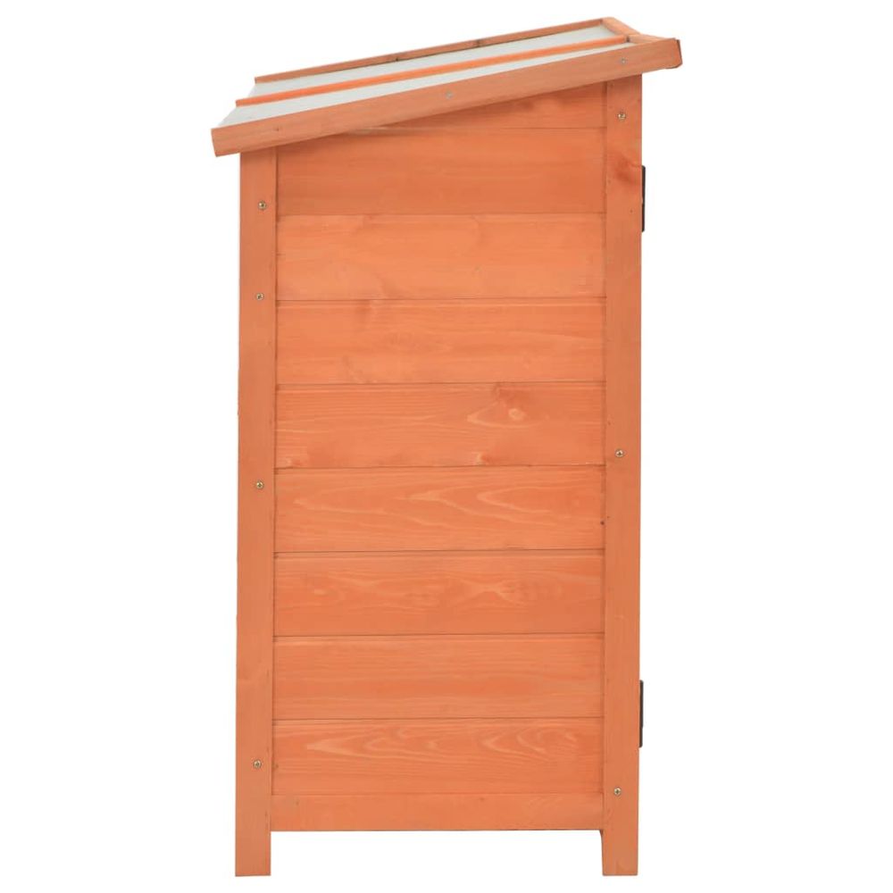 Compact Wooden Garden Storage Shed - Weatherproof & Durable - anydaydirect