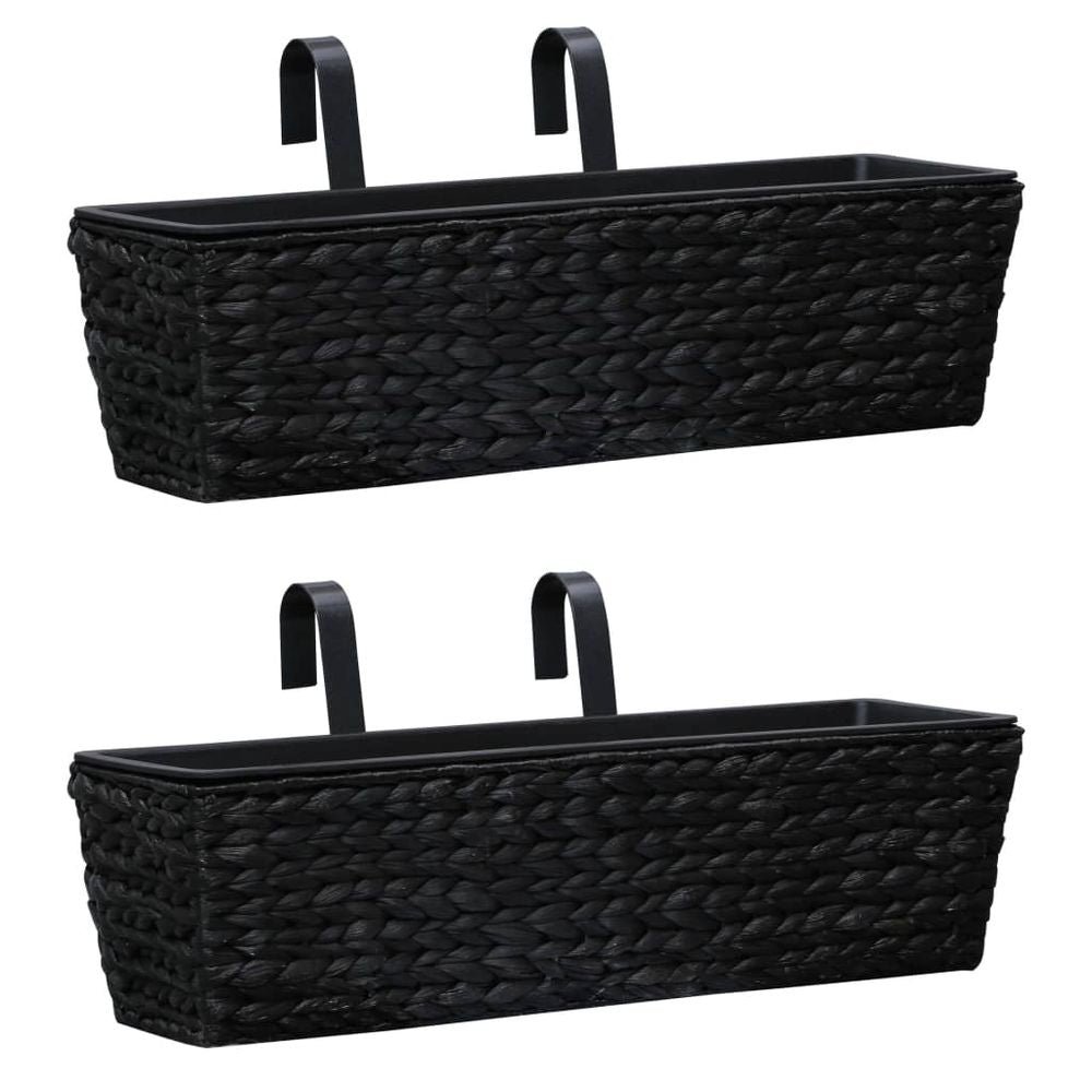 vidaXL Planters 2 pcs Water Hyacinth - anydaydirect