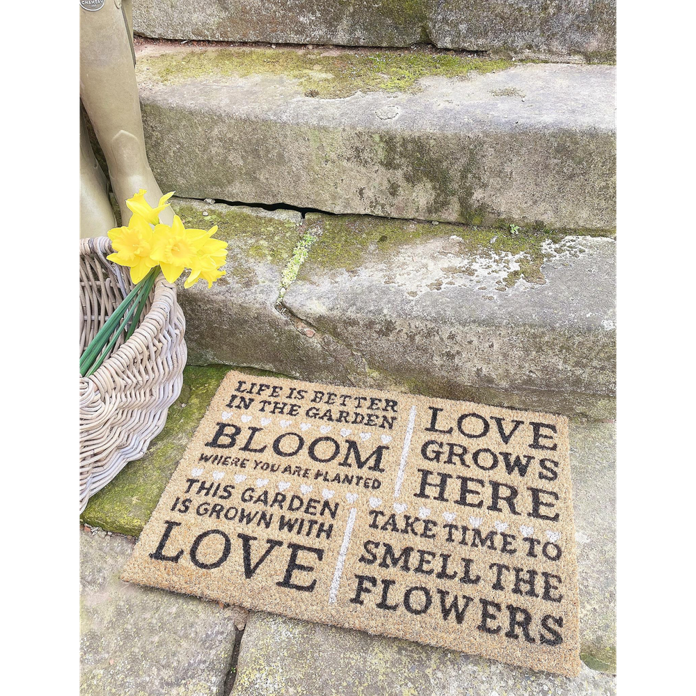 Bloom Potting Shed Doormat - anydaydirect