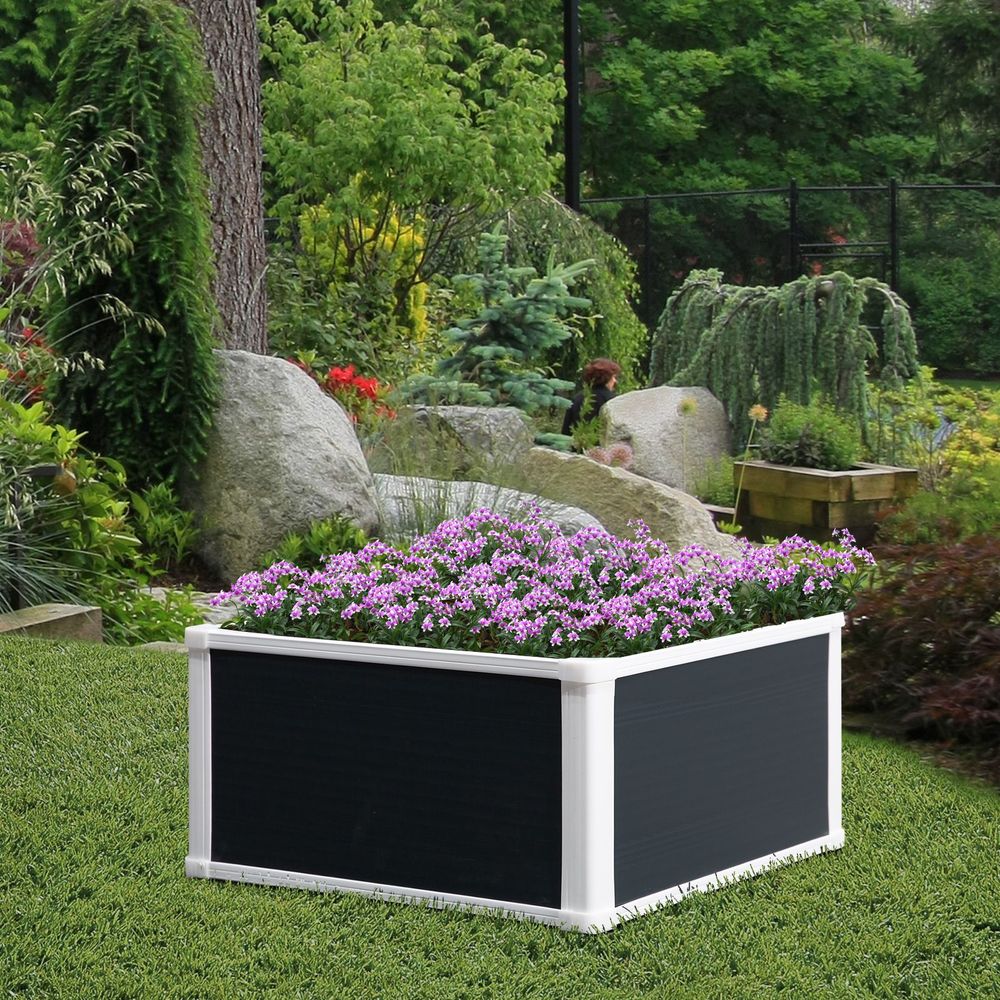 Garden Raised Bed Planter Grow Containers Plant Flower Vegetable Pot - anydaydirect