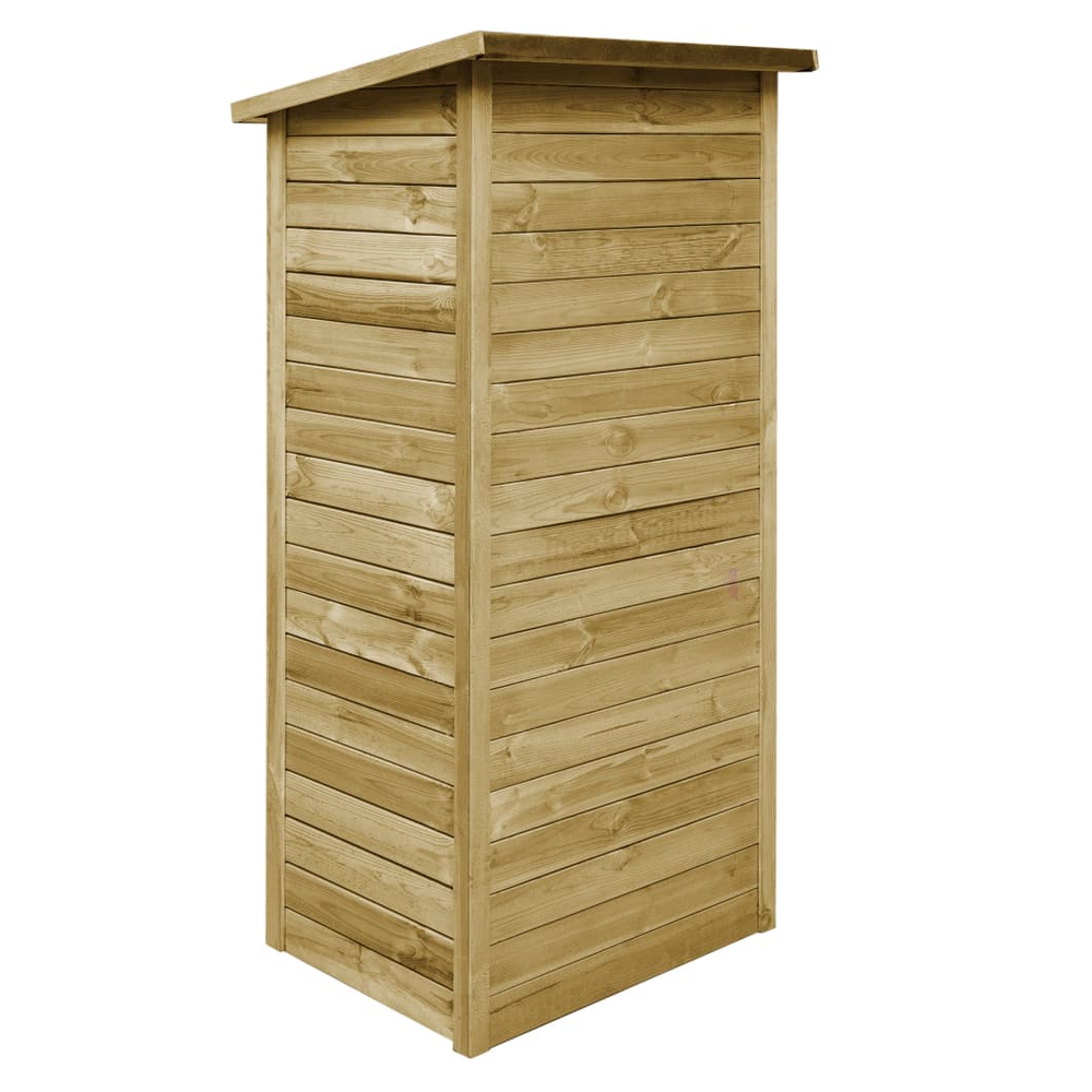 Rustic Pine Garden Tool Shed - Durable & Weather-Resistant - anydaydirect