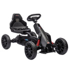 HOMCOM Children Pedal Go Kart, Kids Ride on Racer w/ Adjustable Seat, Shock Absorption EVA Tyres, Handbrake, for Kids Aged 3-8 - anydaydirect
