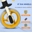 AIYAPLAY 8" Balance Bike, Lightweight Training Bike for Children, with Adjustable Seat, EVA Wheels, Easy installation - Orange - anydaydirect
