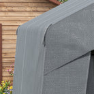 Outsunny 3 x 3(m) Waterproof Portable Shed, Garden Storage Tent with Ventilation Window, for Bike, Motorbike, Garden Tools - anydaydirect