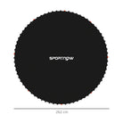 SPORTNOW Trampoline Replacement Mat with Spring Pull Tool, 54 V-Hooks, for 10ft Trampoline using 14cm Springs, Black - anydaydirect