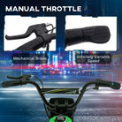 HOMCOM 24V Electric Motorbike, Dirt Bike with Twist Grip Throttle, Music Horn, 12" Pneumatic Tyres, 16 Km/h Max. Speed, Green - anydaydirect