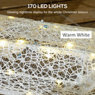 Outsunny 170 LED Light Reindeer and Sleigh Christmas Decoration - anydaydirect