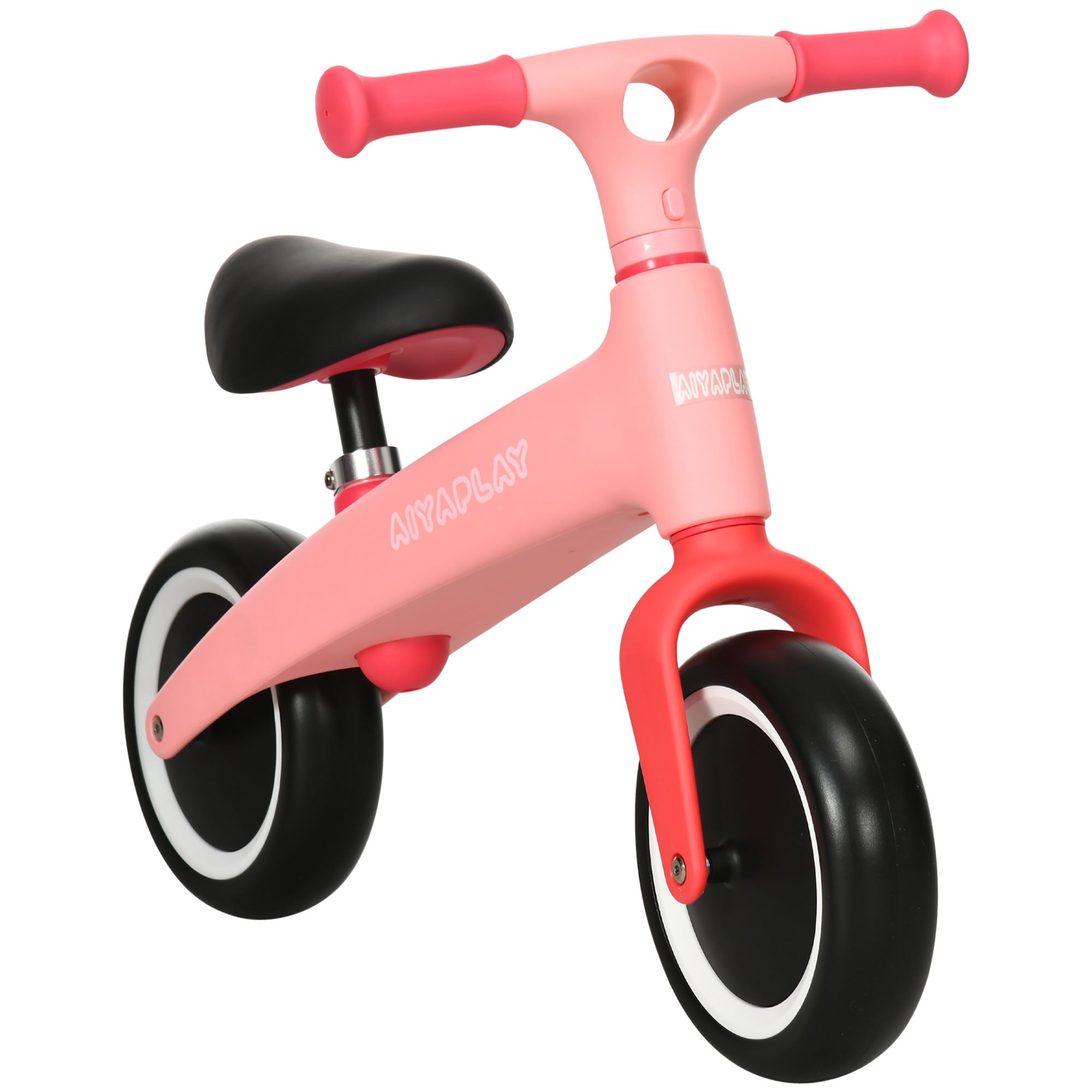 AIYAPLAY Toddler Balance Bike, Adjustable Seat Height, Lightweight Frame for Easy Control, Ideal for 1.5 - 3 Years Old, Pink - anydaydirect