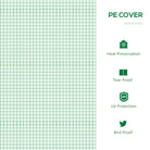 Outsunny Small Greenhouse, Small Plant Grow House for Outdoor with Durable PE Cover, Observation Windows, 120 x 60 x 60 cm, Green - anydaydirect