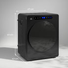 HOMCOM 4kg Compact 40-60?  Tumble Dryer - Black - anydaydirect