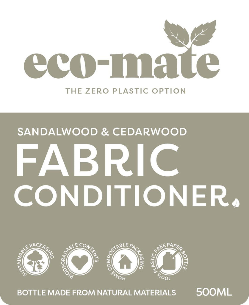 Eco Mate Sandalwood and Cedarwood concentrated fabric conditioner - 500ml - anydaydirect