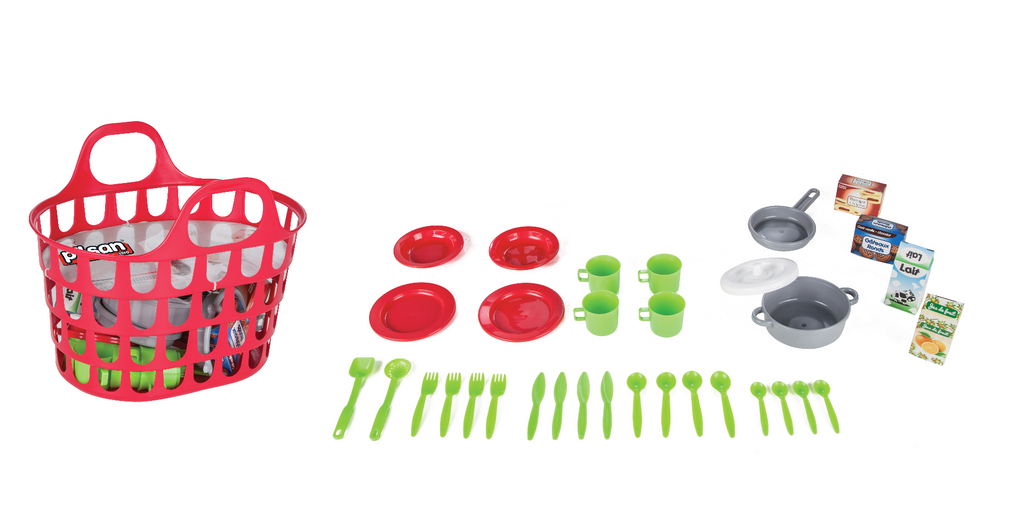 Pilsan Picnic Basket Toy Set Red
 
