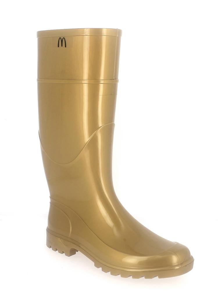 Evercreatures Gold Wellies - PVC Gold - anydaydirect
