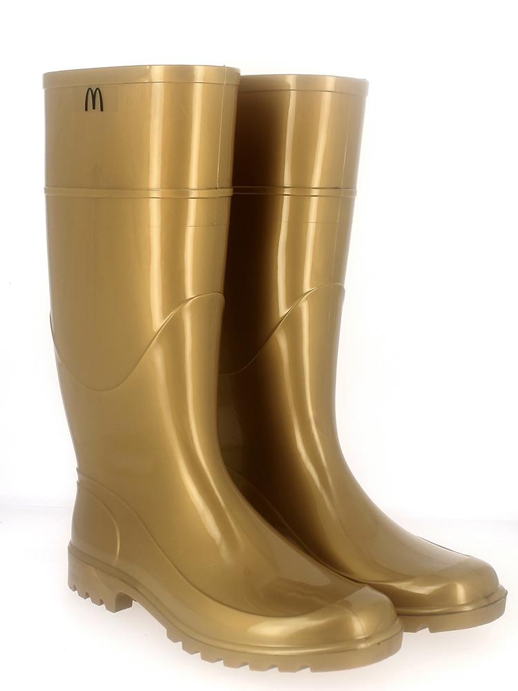 Evercreatures Gold Wellies - PVC Gold - anydaydirect