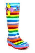 Evercreatures Rainbow Tall Wellies - anydaydirect