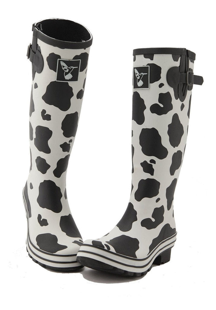 Evercreatures Cow Tall Wellies - anydaydirect