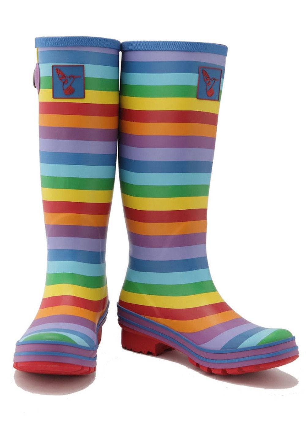 Evercreatures Rainbow Tall Wellies - anydaydirect