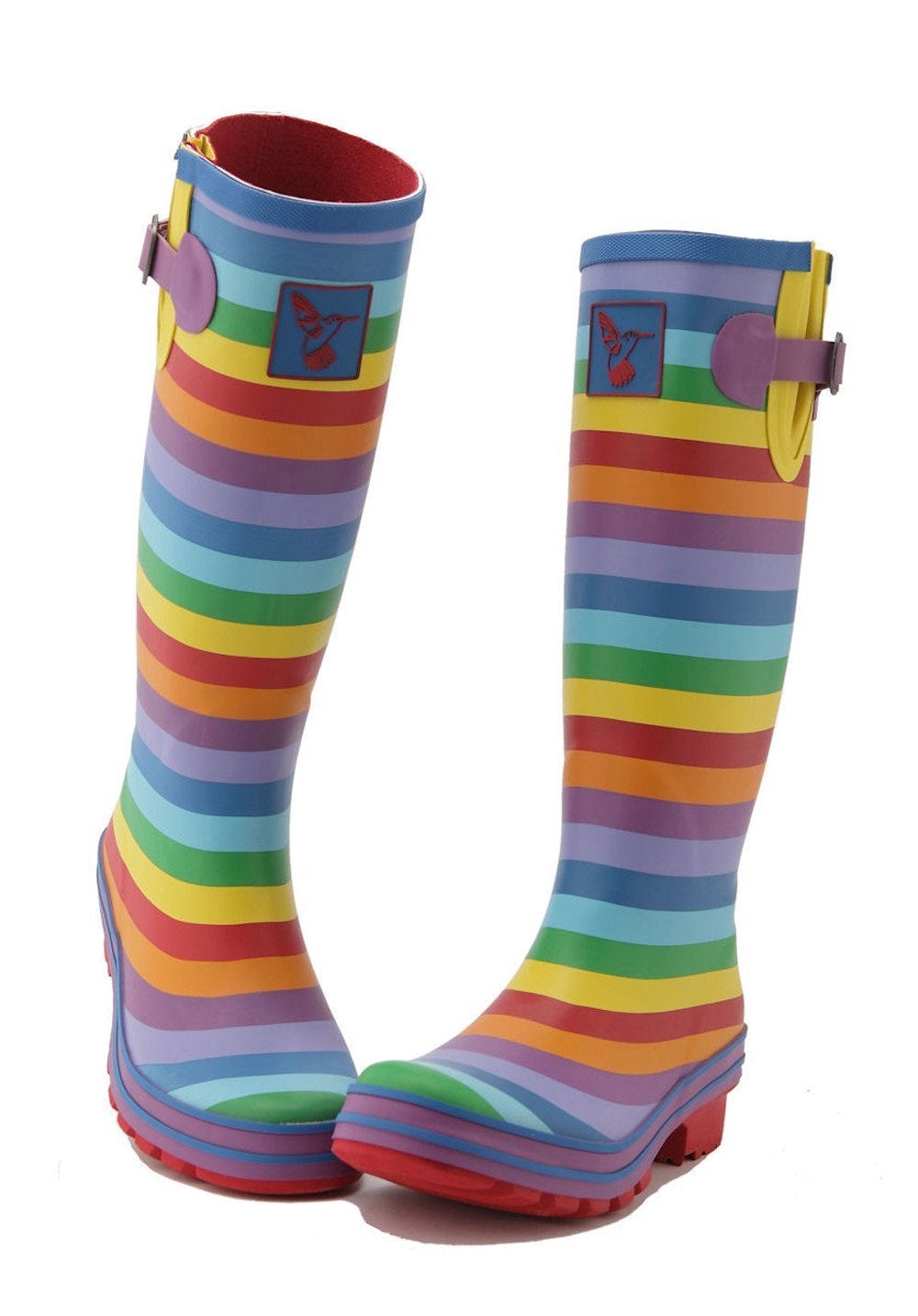 Evercreatures Rainbow Tall Wellies - anydaydirect