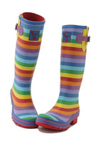 Evercreatures Rainbow Tall Wellies - anydaydirect